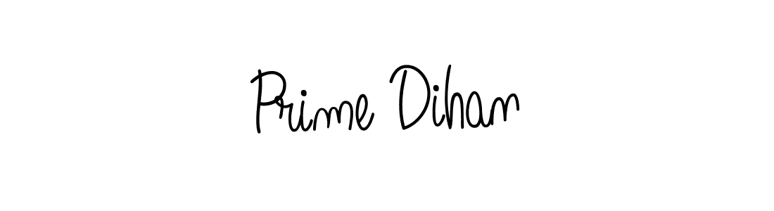 Prime Dihan stylish signature style. Best Handwritten Sign (Angelique-Rose-font-FFP) for my name. Handwritten Signature Collection Ideas for my name Prime Dihan. Prime Dihan signature style 5 images and pictures png