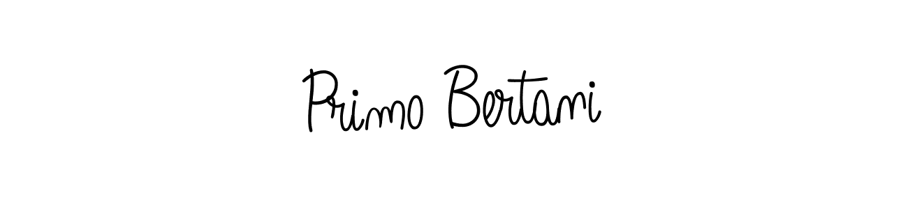 How to make Primo Bertani signature? Angelique-Rose-font-FFP is a professional autograph style. Create handwritten signature for Primo Bertani name. Primo Bertani signature style 5 images and pictures png