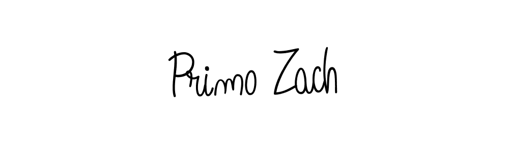 Design your own signature with our free online signature maker. With this signature software, you can create a handwritten (Angelique-Rose-font-FFP) signature for name Primo Zach. Primo Zach signature style 5 images and pictures png