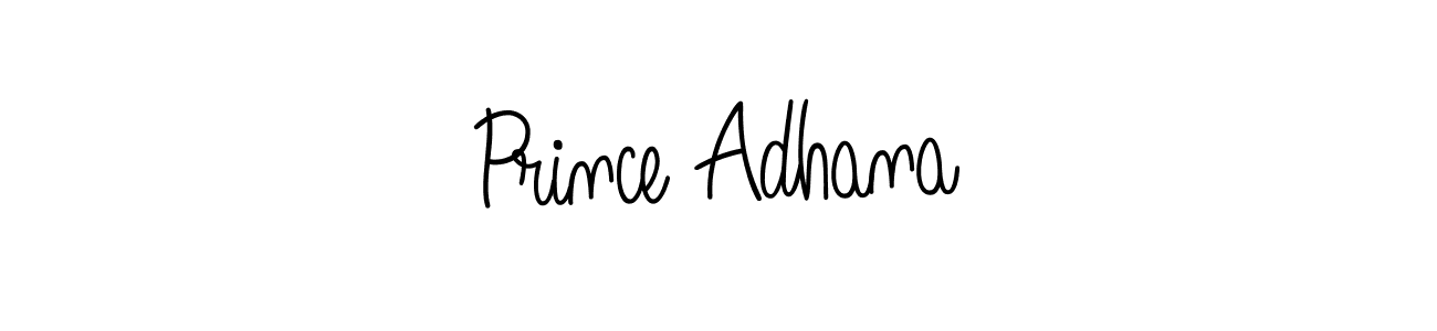 Design your own signature with our free online signature maker. With this signature software, you can create a handwritten (Angelique-Rose-font-FFP) signature for name Prince Adhana. Prince Adhana signature style 5 images and pictures png