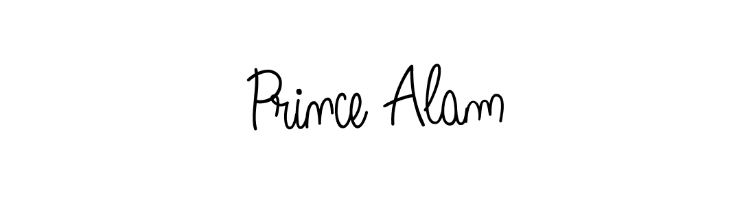 Design your own signature with our free online signature maker. With this signature software, you can create a handwritten (Angelique-Rose-font-FFP) signature for name Prince Alam. Prince Alam signature style 5 images and pictures png