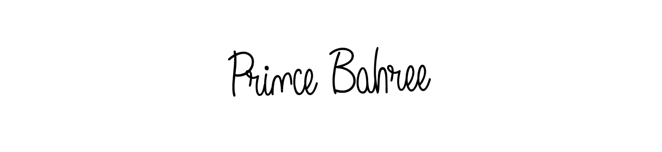 How to make Prince Bahree name signature. Use Angelique-Rose-font-FFP style for creating short signs online. This is the latest handwritten sign. Prince Bahree signature style 5 images and pictures png