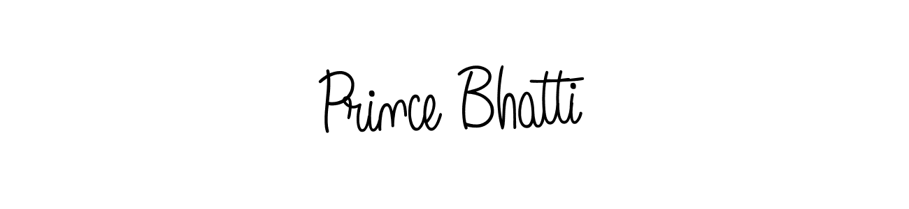 Also we have Prince Bhatti name is the best signature style. Create professional handwritten signature collection using Angelique-Rose-font-FFP autograph style. Prince Bhatti signature style 5 images and pictures png