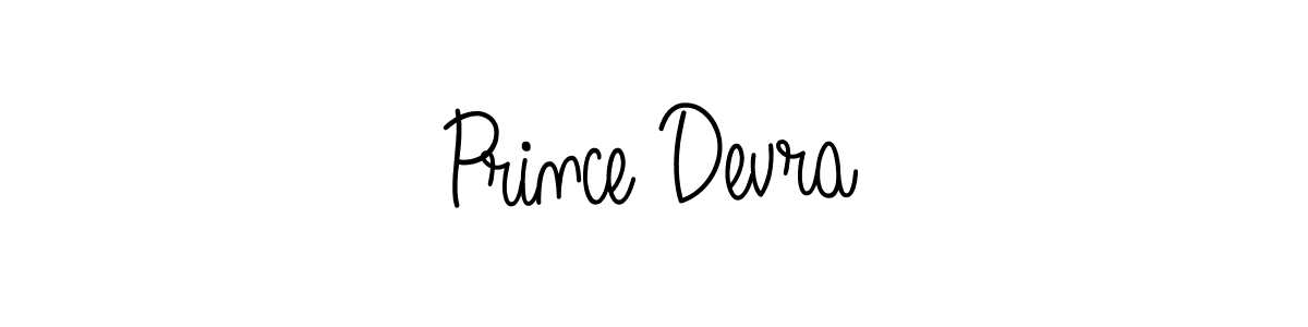 Make a beautiful signature design for name Prince Devra. With this signature (Angelique-Rose-font-FFP) style, you can create a handwritten signature for free. Prince Devra signature style 5 images and pictures png