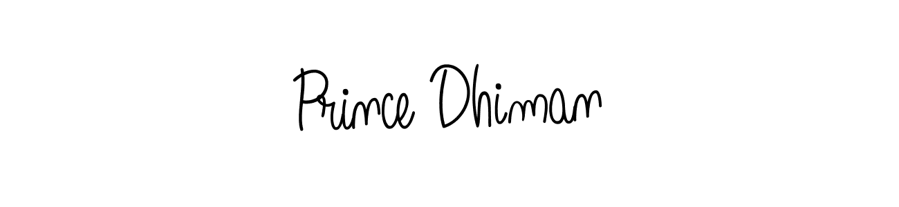 Check out images of Autograph of Prince Dhiman name. Actor Prince Dhiman Signature Style. Angelique-Rose-font-FFP is a professional sign style online. Prince Dhiman signature style 5 images and pictures png