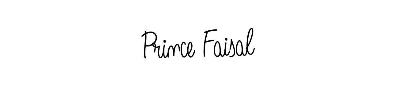 Use a signature maker to create a handwritten signature online. With this signature software, you can design (Angelique-Rose-font-FFP) your own signature for name Prince Faisal. Prince Faisal signature style 5 images and pictures png