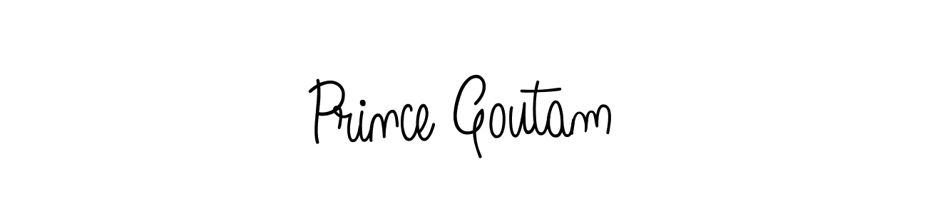 The best way (Angelique-Rose-font-FFP) to make a short signature is to pick only two or three words in your name. The name Prince Goutam include a total of six letters. For converting this name. Prince Goutam signature style 5 images and pictures png