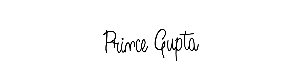 How to make Prince Gupta name signature. Use Angelique-Rose-font-FFP style for creating short signs online. This is the latest handwritten sign. Prince Gupta signature style 5 images and pictures png