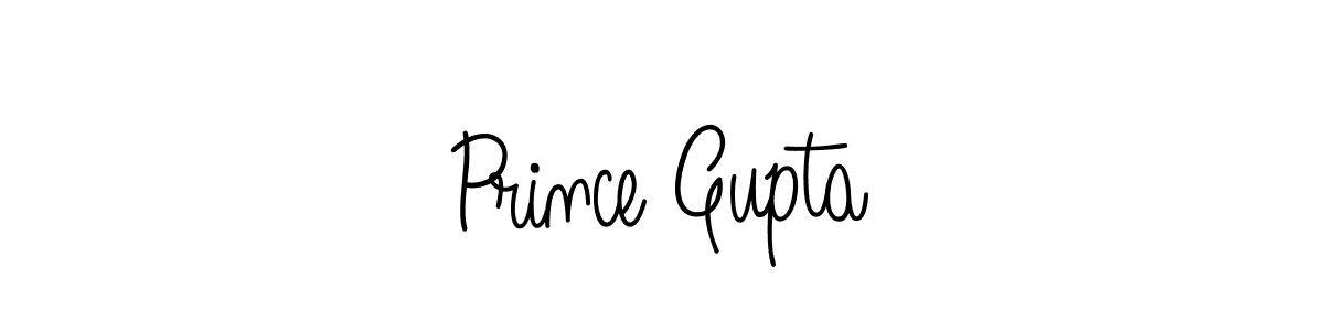 How to make Prince Gupta name signature. Use Angelique-Rose-font-FFP style for creating short signs online. This is the latest handwritten sign. Prince Gupta signature style 5 images and pictures png