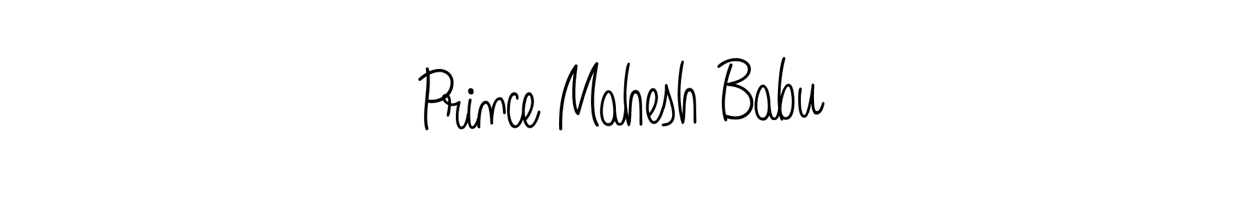 Design your own signature with our free online signature maker. With this signature software, you can create a handwritten (Angelique-Rose-font-FFP) signature for name Prince Mahesh Babu. Prince Mahesh Babu signature style 5 images and pictures png