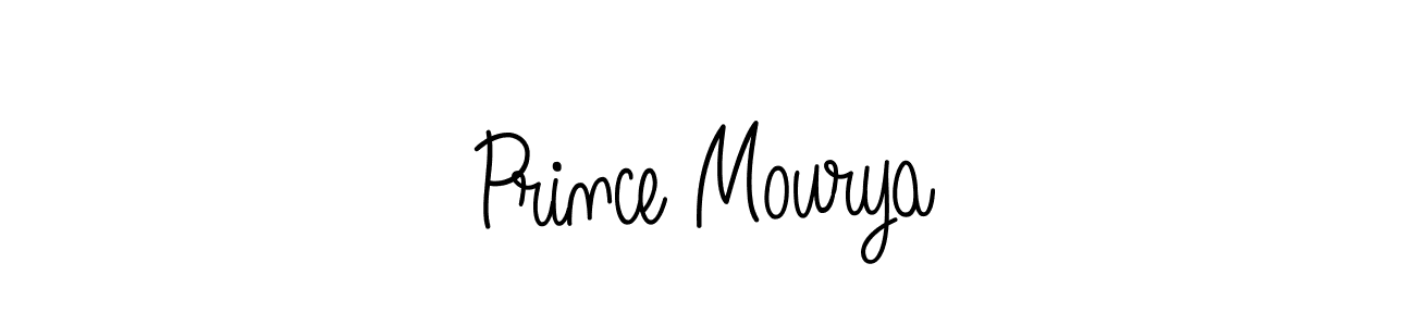 Design your own signature with our free online signature maker. With this signature software, you can create a handwritten (Angelique-Rose-font-FFP) signature for name Prince Mourya. Prince Mourya signature style 5 images and pictures png