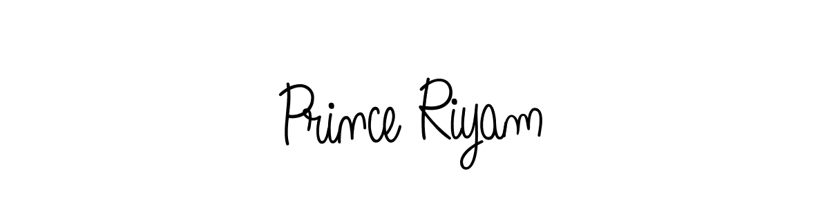 Create a beautiful signature design for name Prince Riyam. With this signature (Angelique-Rose-font-FFP) fonts, you can make a handwritten signature for free. Prince Riyam signature style 5 images and pictures png