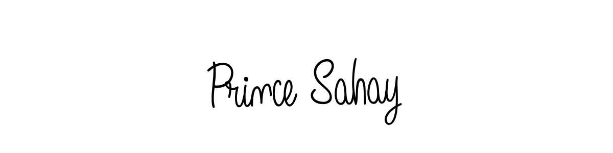 The best way (Angelique-Rose-font-FFP) to make a short signature is to pick only two or three words in your name. The name Prince Sahay include a total of six letters. For converting this name. Prince Sahay signature style 5 images and pictures png