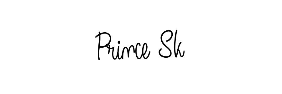 Make a beautiful signature design for name Prince Sk. With this signature (Angelique-Rose-font-FFP) style, you can create a handwritten signature for free. Prince Sk signature style 5 images and pictures png