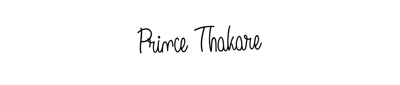 Design your own signature with our free online signature maker. With this signature software, you can create a handwritten (Angelique-Rose-font-FFP) signature for name Prince Thakare. Prince Thakare signature style 5 images and pictures png