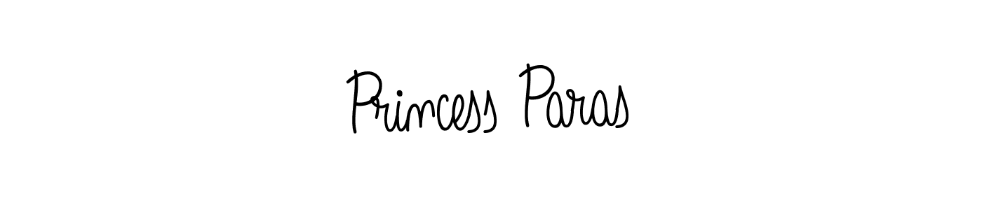 Design your own signature with our free online signature maker. With this signature software, you can create a handwritten (Angelique-Rose-font-FFP) signature for name Princess Paras. Princess Paras signature style 5 images and pictures png