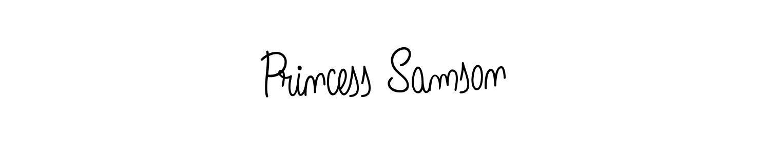 Princess Samson stylish signature style. Best Handwritten Sign (Angelique-Rose-font-FFP) for my name. Handwritten Signature Collection Ideas for my name Princess Samson. Princess Samson signature style 5 images and pictures png