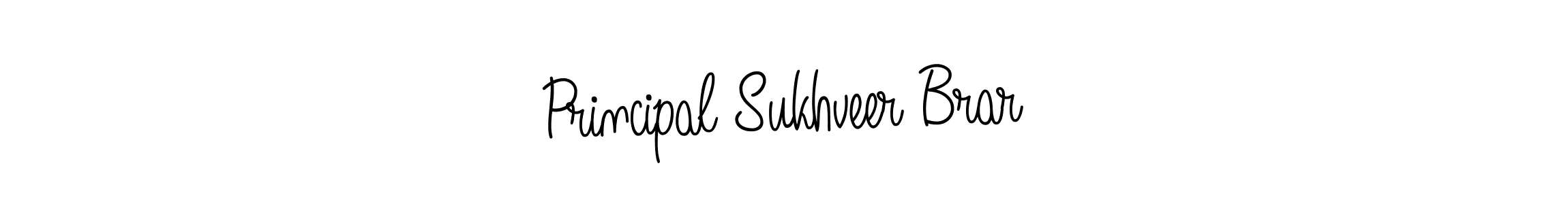 Angelique-Rose-font-FFP is a professional signature style that is perfect for those who want to add a touch of class to their signature. It is also a great choice for those who want to make their signature more unique. Get Principal Sukhveer Brar name to fancy signature for free. Principal Sukhveer Brar signature style 5 images and pictures png