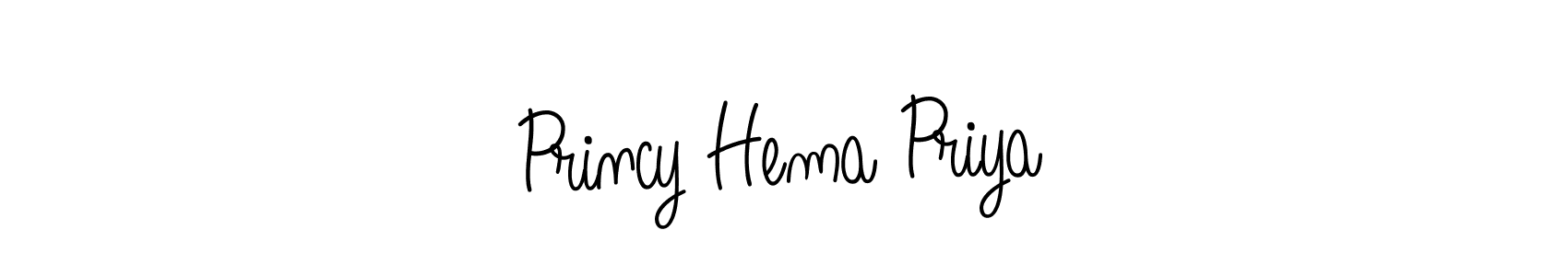 Create a beautiful signature design for name Princy Hema Priya. With this signature (Angelique-Rose-font-FFP) fonts, you can make a handwritten signature for free. Princy Hema Priya signature style 5 images and pictures png