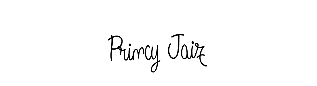 How to Draw Princy Jaiz signature style? Angelique-Rose-font-FFP is a latest design signature styles for name Princy Jaiz. Princy Jaiz signature style 5 images and pictures png