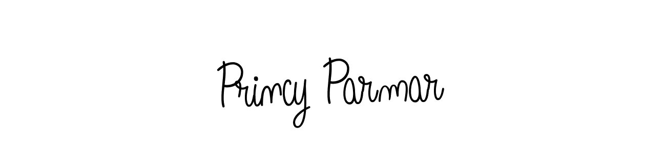 Also we have Princy Parmar name is the best signature style. Create professional handwritten signature collection using Angelique-Rose-font-FFP autograph style. Princy Parmar signature style 5 images and pictures png