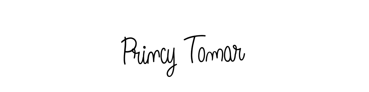 Princy Tomar stylish signature style. Best Handwritten Sign (Angelique-Rose-font-FFP) for my name. Handwritten Signature Collection Ideas for my name Princy Tomar. Princy Tomar signature style 5 images and pictures png