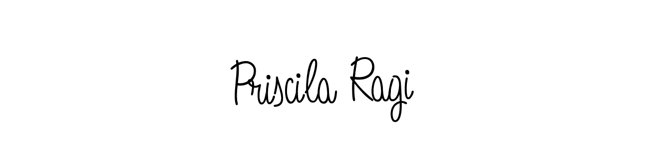 Priscila Ragi stylish signature style. Best Handwritten Sign (Angelique-Rose-font-FFP) for my name. Handwritten Signature Collection Ideas for my name Priscila Ragi. Priscila Ragi signature style 5 images and pictures png