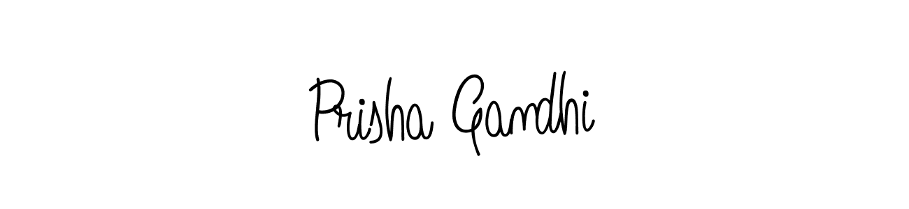 It looks lik you need a new signature style for name Prisha Gandhi. Design unique handwritten (Angelique-Rose-font-FFP) signature with our free signature maker in just a few clicks. Prisha Gandhi signature style 5 images and pictures png