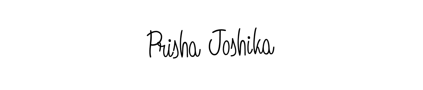 Also we have Prisha Joshika name is the best signature style. Create professional handwritten signature collection using Angelique-Rose-font-FFP autograph style. Prisha Joshika signature style 5 images and pictures png