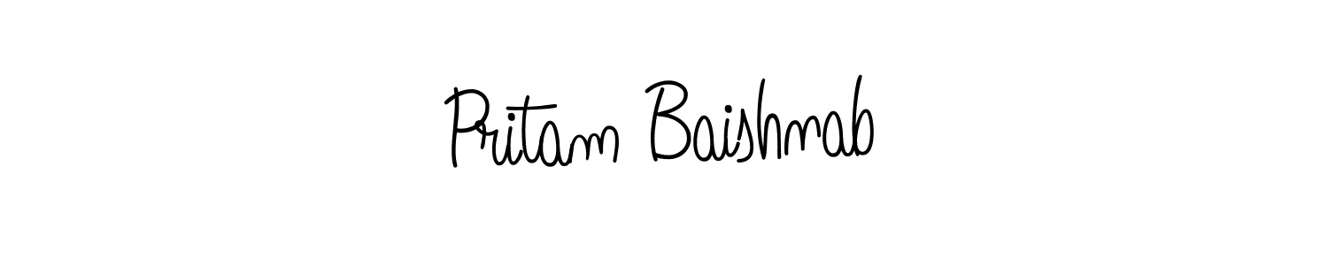 You can use this online signature creator to create a handwritten signature for the name Pritam Baishnab. This is the best online autograph maker. Pritam Baishnab signature style 5 images and pictures png