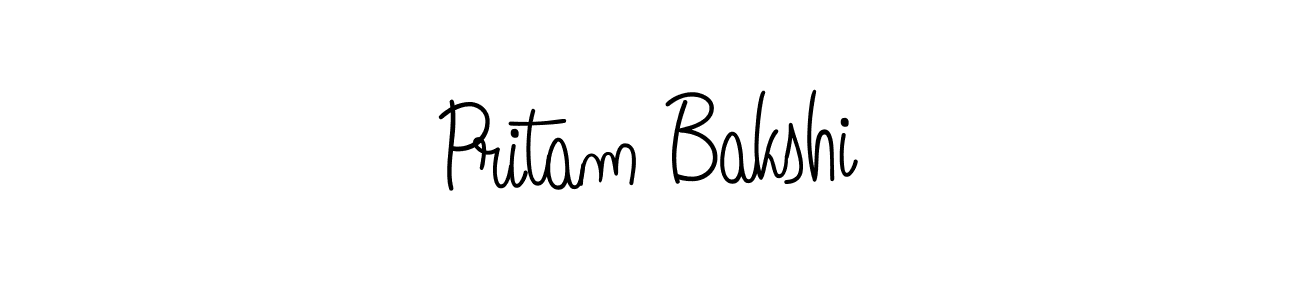 Best and Professional Signature Style for Pritam Bakshi. Angelique-Rose-font-FFP Best Signature Style Collection. Pritam Bakshi signature style 5 images and pictures png