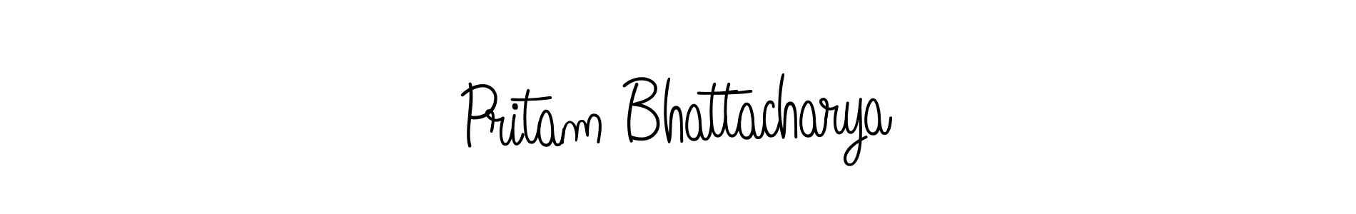 It looks lik you need a new signature style for name Pritam Bhattacharya. Design unique handwritten (Angelique-Rose-font-FFP) signature with our free signature maker in just a few clicks. Pritam Bhattacharya signature style 5 images and pictures png