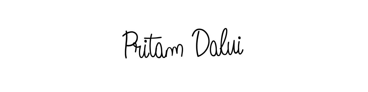 Similarly Angelique-Rose-font-FFP is the best handwritten signature design. Signature creator online .You can use it as an online autograph creator for name Pritam Dalui. Pritam Dalui signature style 5 images and pictures png