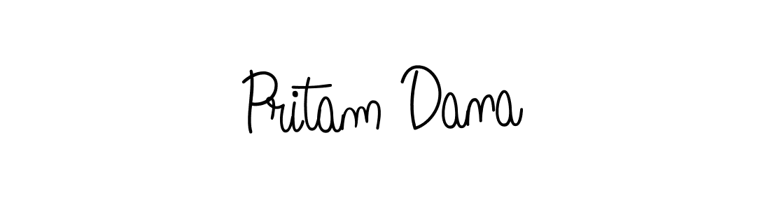 Create a beautiful signature design for name Pritam Dana. With this signature (Angelique-Rose-font-FFP) fonts, you can make a handwritten signature for free. Pritam Dana signature style 5 images and pictures png