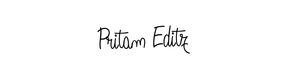 It looks lik you need a new signature style for name Pritam Editz. Design unique handwritten (Angelique-Rose-font-FFP) signature with our free signature maker in just a few clicks. Pritam Editz signature style 5 images and pictures png