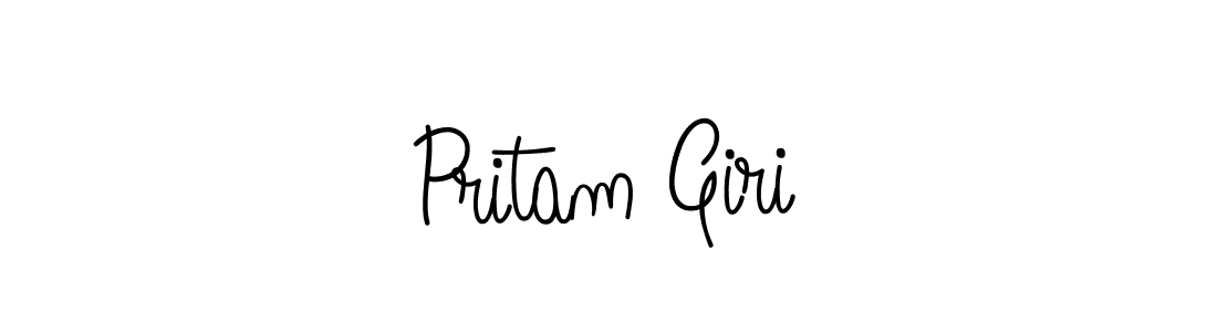 Create a beautiful signature design for name Pritam Giri. With this signature (Angelique-Rose-font-FFP) fonts, you can make a handwritten signature for free. Pritam Giri signature style 5 images and pictures png
