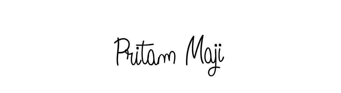 if you are searching for the best signature style for your name Pritam Maji. so please give up your signature search. here we have designed multiple signature styles  using Angelique-Rose-font-FFP. Pritam Maji signature style 5 images and pictures png