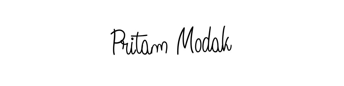 Best and Professional Signature Style for Pritam Modak. Angelique-Rose-font-FFP Best Signature Style Collection. Pritam Modak signature style 5 images and pictures png