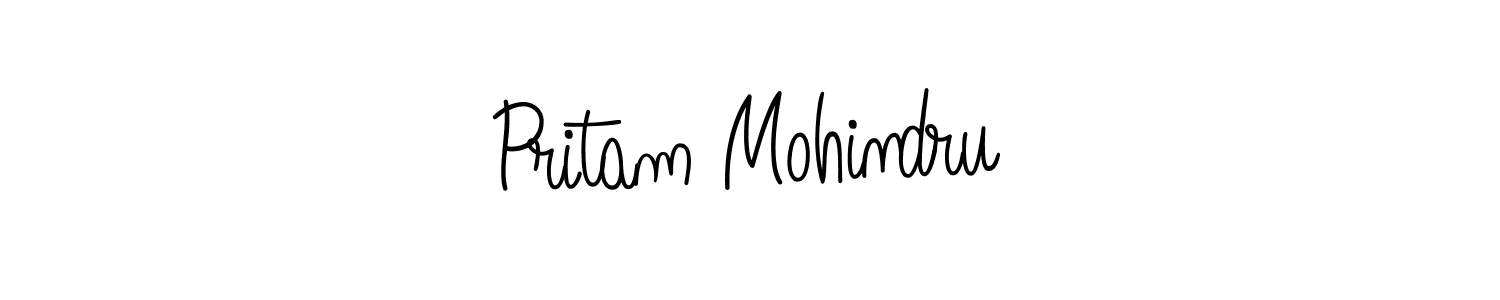 How to Draw Pritam Mohindru signature style? Angelique-Rose-font-FFP is a latest design signature styles for name Pritam Mohindru. Pritam Mohindru signature style 5 images and pictures png