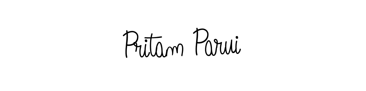 This is the best signature style for the Pritam Parui name. Also you like these signature font (Angelique-Rose-font-FFP). Mix name signature. Pritam Parui signature style 5 images and pictures png