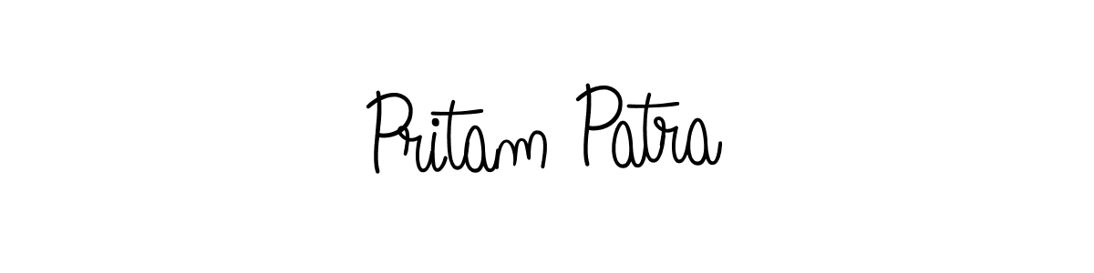 Make a beautiful signature design for name Pritam Patra. With this signature (Angelique-Rose-font-FFP) style, you can create a handwritten signature for free. Pritam Patra signature style 5 images and pictures png