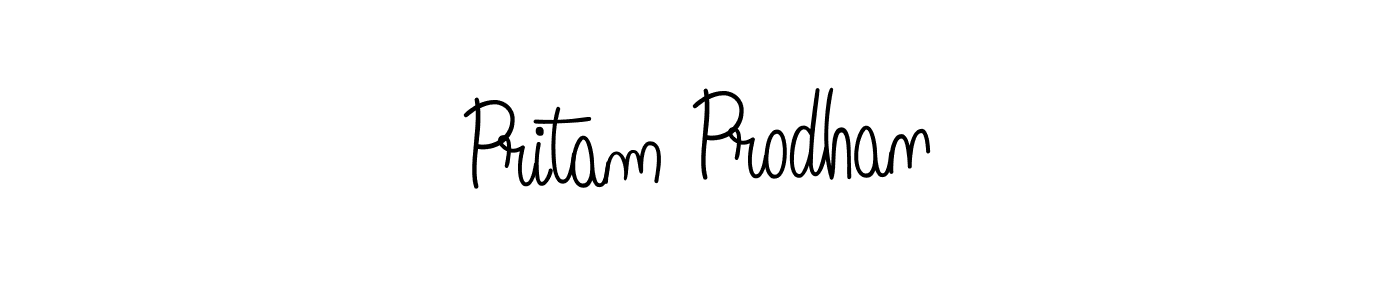 How to Draw Pritam Prodhan signature style? Angelique-Rose-font-FFP is a latest design signature styles for name Pritam Prodhan. Pritam Prodhan signature style 5 images and pictures png