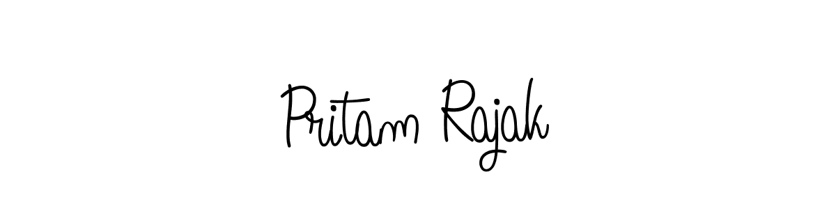 How to Draw Pritam Rajak signature style? Angelique-Rose-font-FFP is a latest design signature styles for name Pritam Rajak. Pritam Rajak signature style 5 images and pictures png