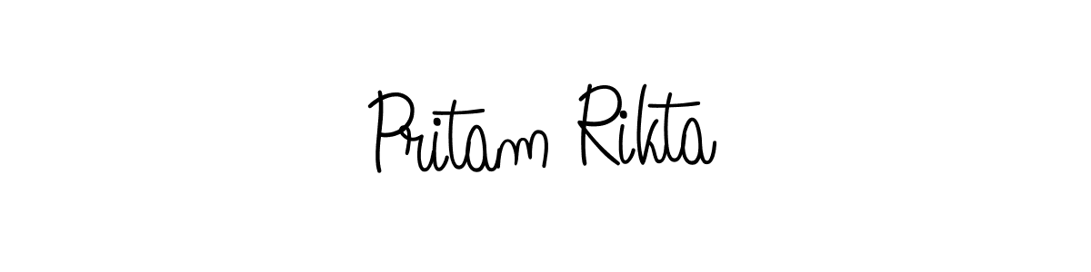 Once you've used our free online signature maker to create your best signature Angelique-Rose-font-FFP style, it's time to enjoy all of the benefits that Pritam Rikta name signing documents. Pritam Rikta signature style 5 images and pictures png