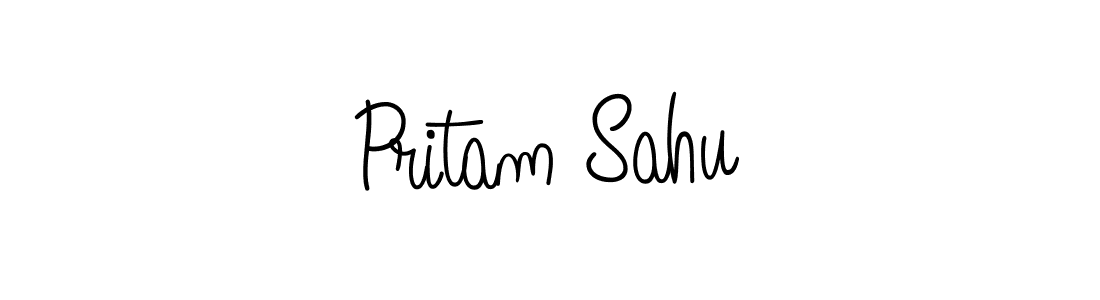 Make a short Pritam Sahu signature style. Manage your documents anywhere anytime using Angelique-Rose-font-FFP. Create and add eSignatures, submit forms, share and send files easily. Pritam Sahu signature style 5 images and pictures png