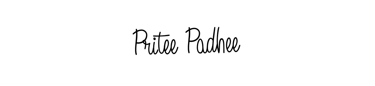 How to Draw Pritee Padhee signature style? Angelique-Rose-font-FFP is a latest design signature styles for name Pritee Padhee. Pritee Padhee signature style 5 images and pictures png