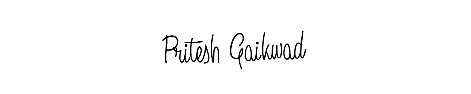 You should practise on your own different ways (Angelique-Rose-font-FFP) to write your name (Pritesh Gaikwad) in signature. don't let someone else do it for you. Pritesh Gaikwad signature style 5 images and pictures png