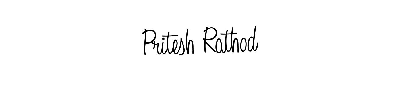 Create a beautiful signature design for name Pritesh Rathod. With this signature (Angelique-Rose-font-FFP) fonts, you can make a handwritten signature for free. Pritesh Rathod signature style 5 images and pictures png