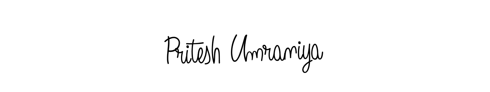 Once you've used our free online signature maker to create your best signature Angelique-Rose-font-FFP style, it's time to enjoy all of the benefits that Pritesh Umraniya name signing documents. Pritesh Umraniya signature style 5 images and pictures png