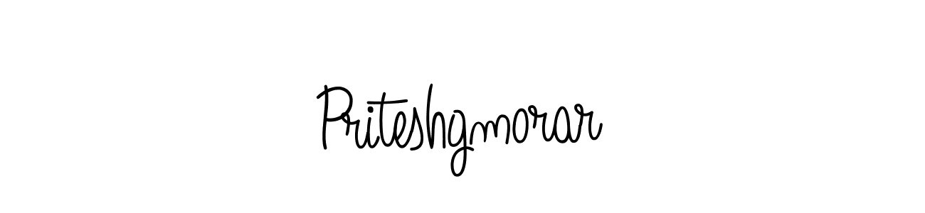 How to make Priteshgmorar signature? Angelique-Rose-font-FFP is a professional autograph style. Create handwritten signature for Priteshgmorar name. Priteshgmorar signature style 5 images and pictures png